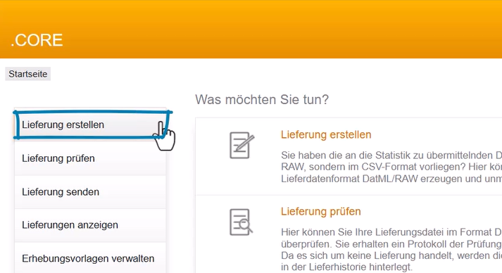 Erklärvideo zum Import einer CSV-Datei in .CORE