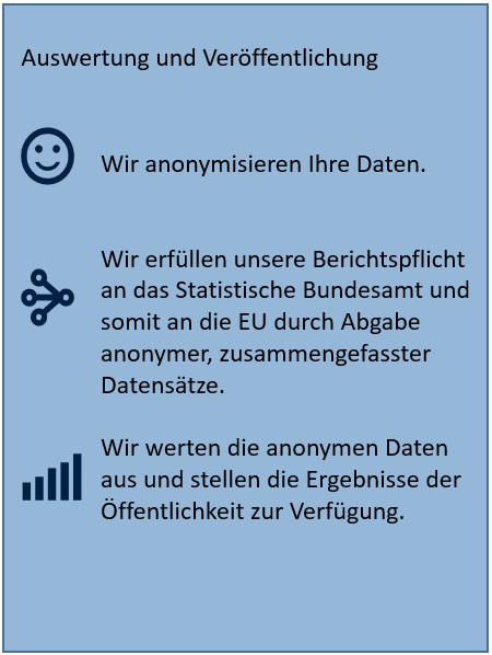 Informationen zur Auswertung und Veröffentlichung der Daten des Mikrozensus