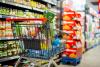Einkaufswagen in einem Supermarkt